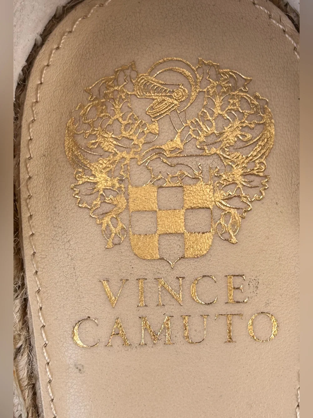 Vince Camuto Women’s Leerata Wedge‎ Espadrille Sandal Floral Print Size 7M